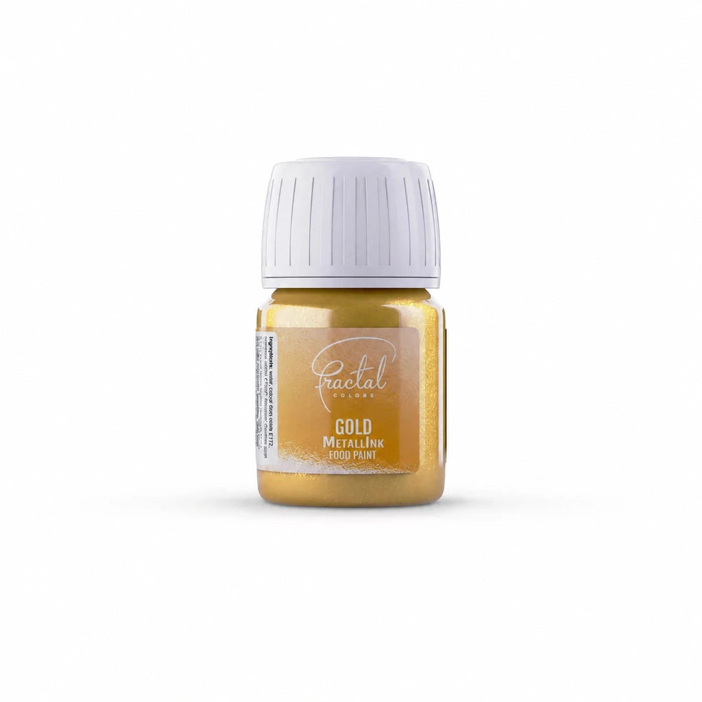 Fractal MetallInk Gold spiselig maling, 30 g