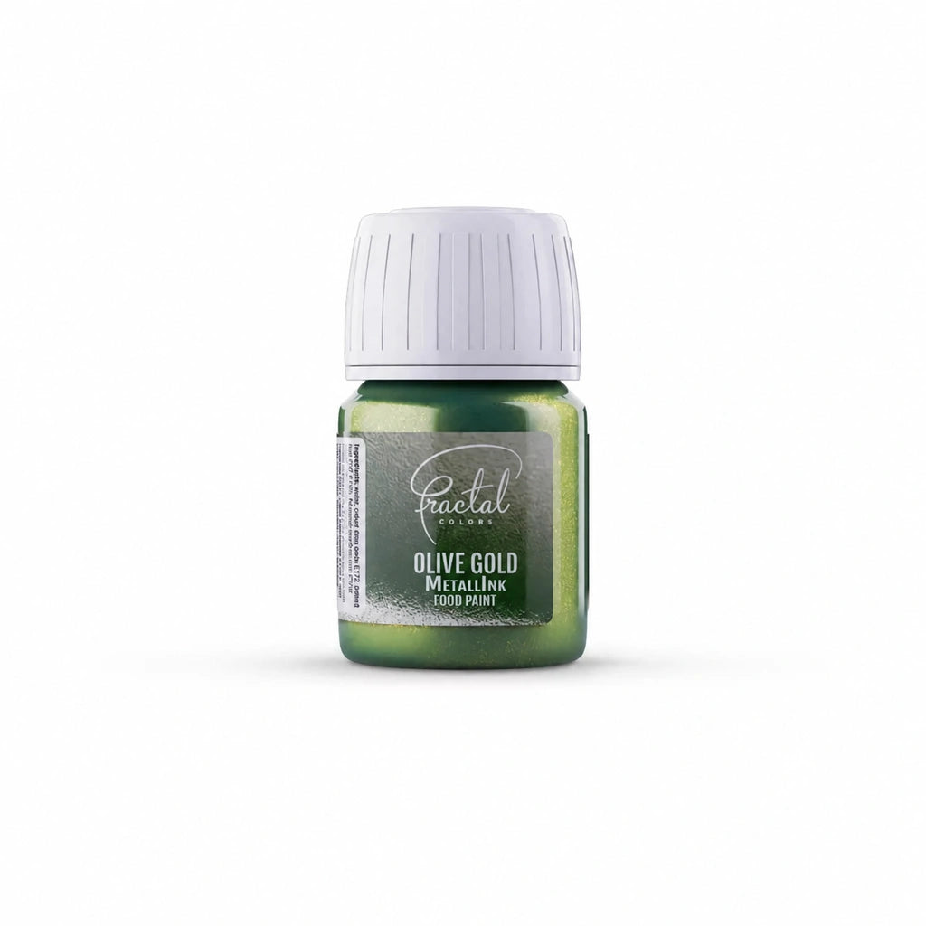 Fractal MetallInk Olive Gold, spiselig maling 30 g