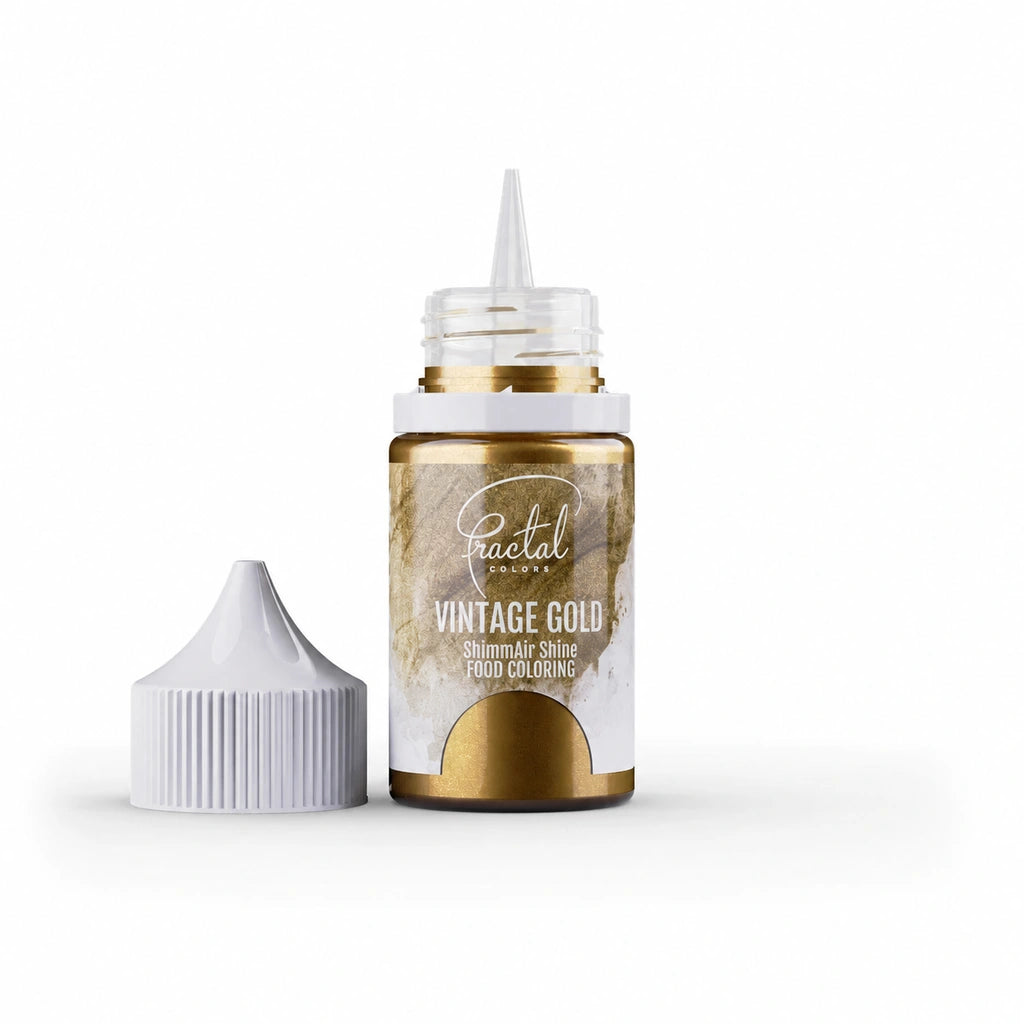 Fractal ShimmAir Vintage Gold, flaske med korken av