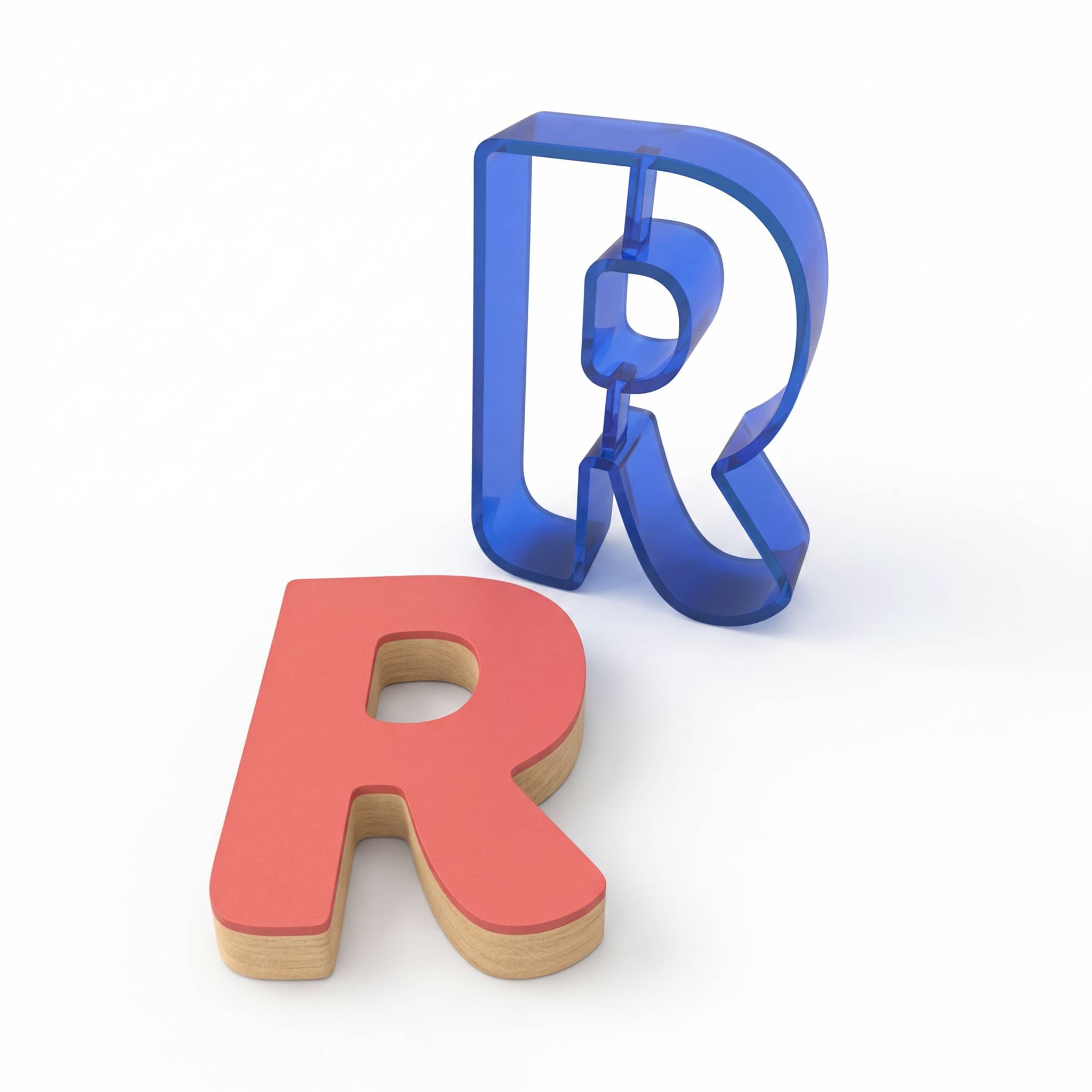 Pepperkakeform bokstav R