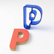 Pepperkakeform bokstav P