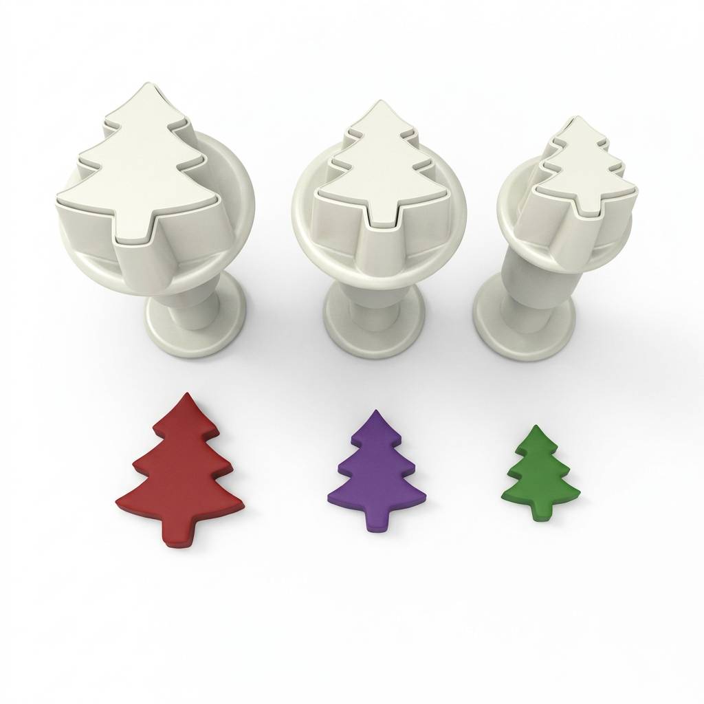 Miniutstikkere med stempel - Furu pk/3