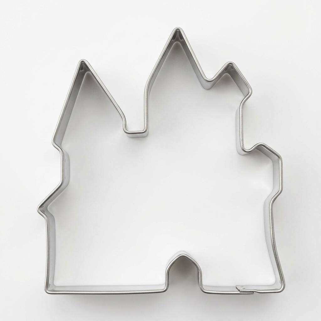 Pepperkakeform slott/borg - 6 cm