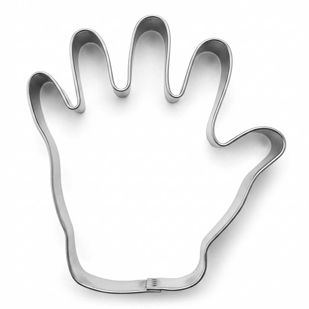 Pepperkakeform hånd - 7 cm