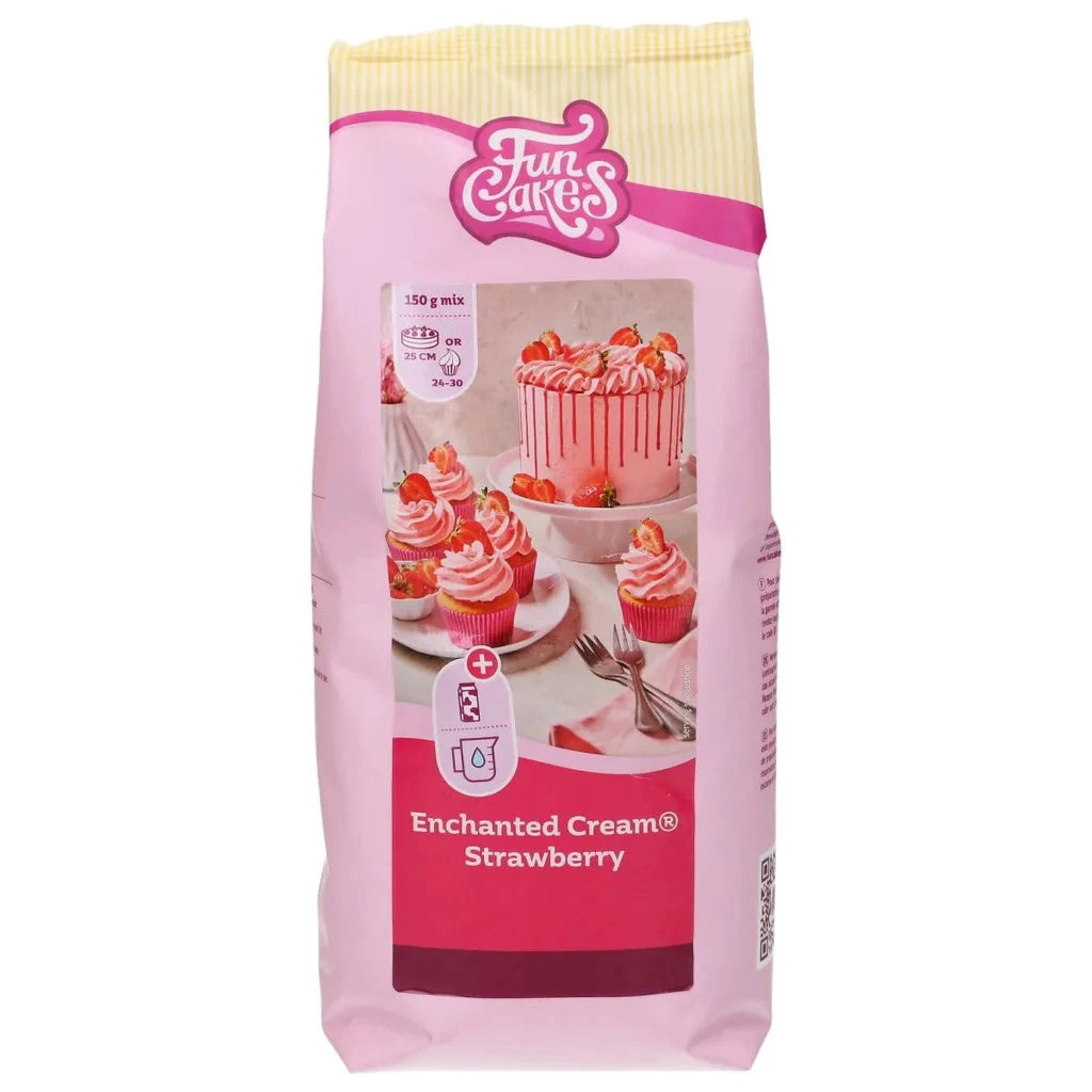 FunCakes Enchanted Cream med jordbærsmak 900g