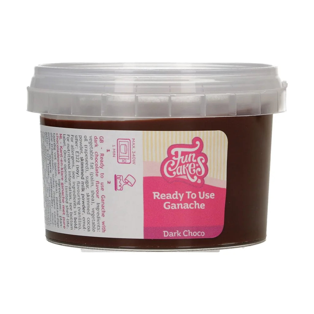Ferdig mørk sjokoladeganache fra FunCakes, 260 g