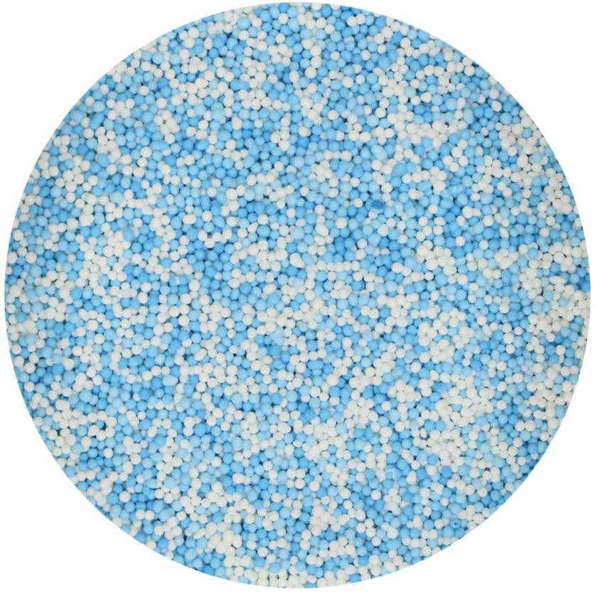 funcakes glutenfri kakestrø nonpareiles baby blue