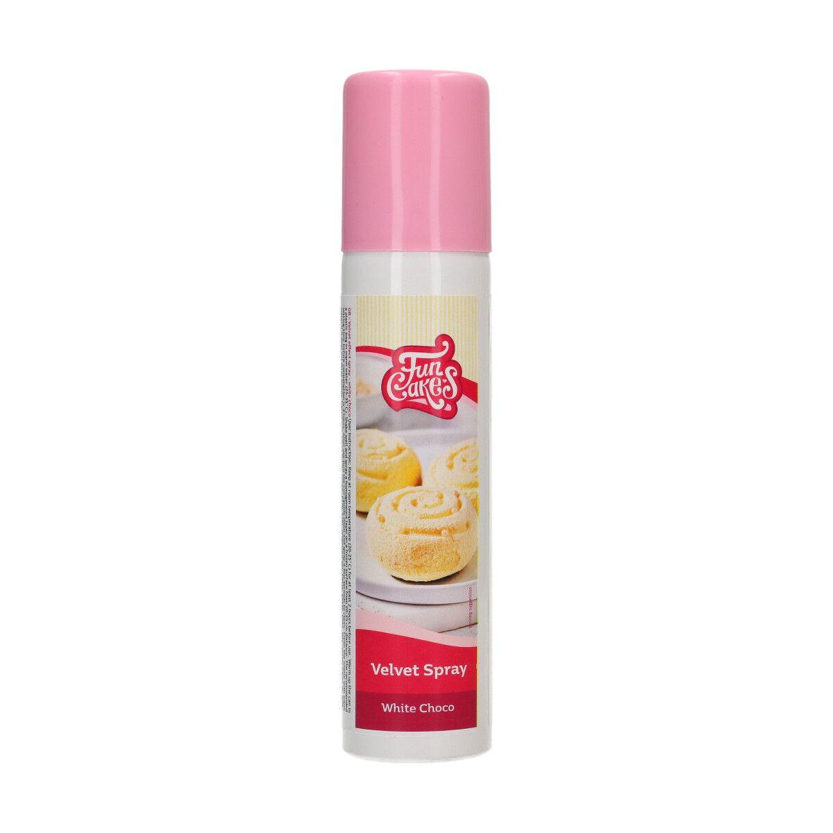 funcakes hvit sjokolade velvet spray