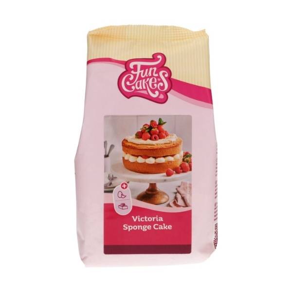 funcakes kakemiks victoria sponge cake bløtkake