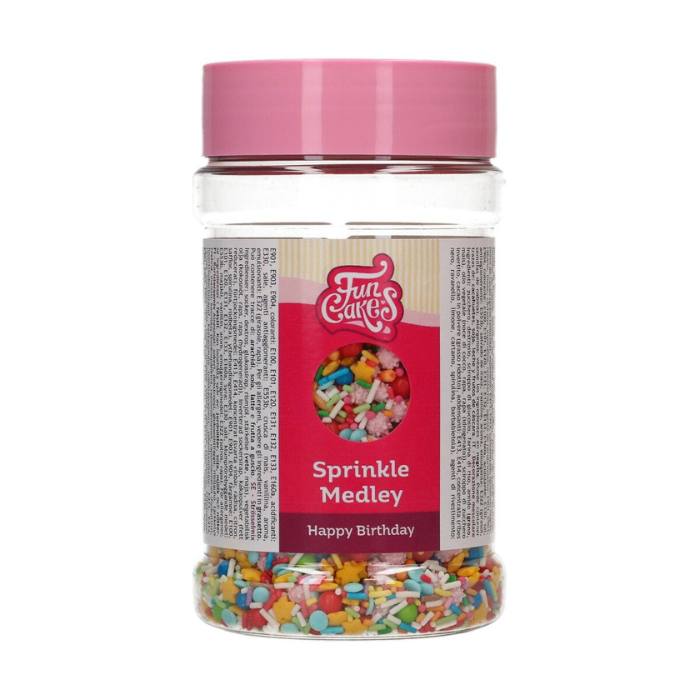 FunCakes Kakestrø Medley -Happy Birthday- 180g