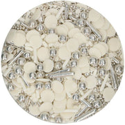 funcakes kakestrø medley silver chic