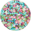 FunCakes Kakestrø Medley -Pretty Sweet- 65g Disse søte dryssene er perfekte til å dekorere hjemmelagde godbiter som cupcakes, donuts og cake pops. Et dryss er en enkel måte å få godbitene dine til å se så lykkelige ut på få sekunder! FunCakes Sprinkle Medley bringer gleden over ansiktene til folkene.  Denne FunCakes dryss medleyen er perfekt for å dekorere kaker, cupcakes, smultringer, kaker, dess