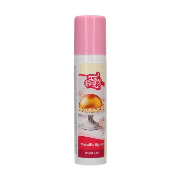 funcakes metallisk spiselig fargespray