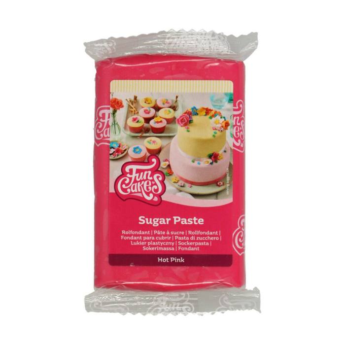funcakes mørk rosa fondant
