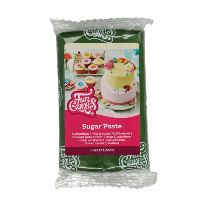 funcakes skogsgrønn fondant