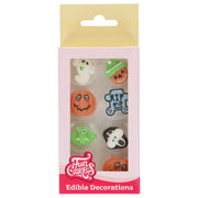 FunCakes sukkerdekorasjoner til Halloween, pakke med 8
