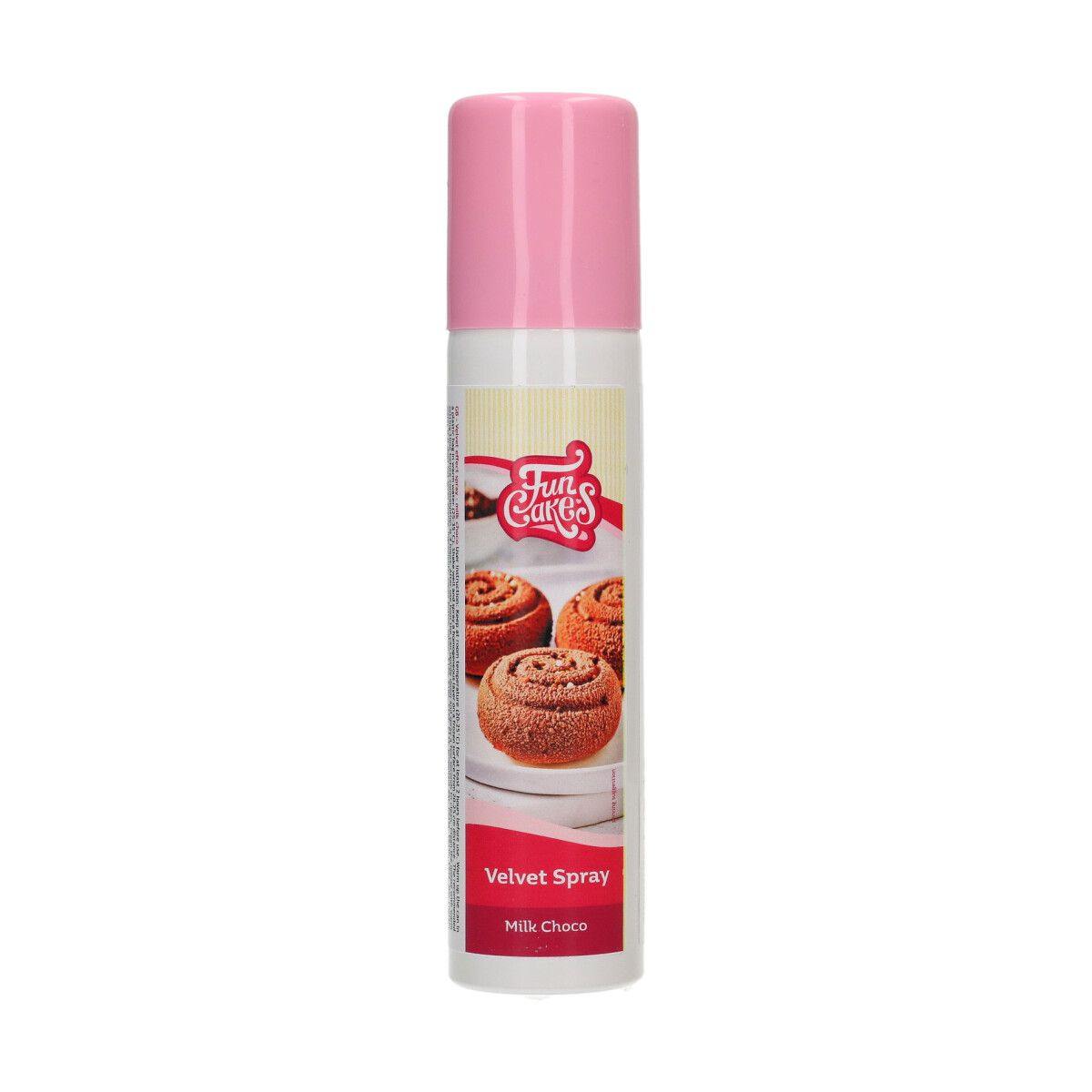 funcakes velvet spray melkesjokolade