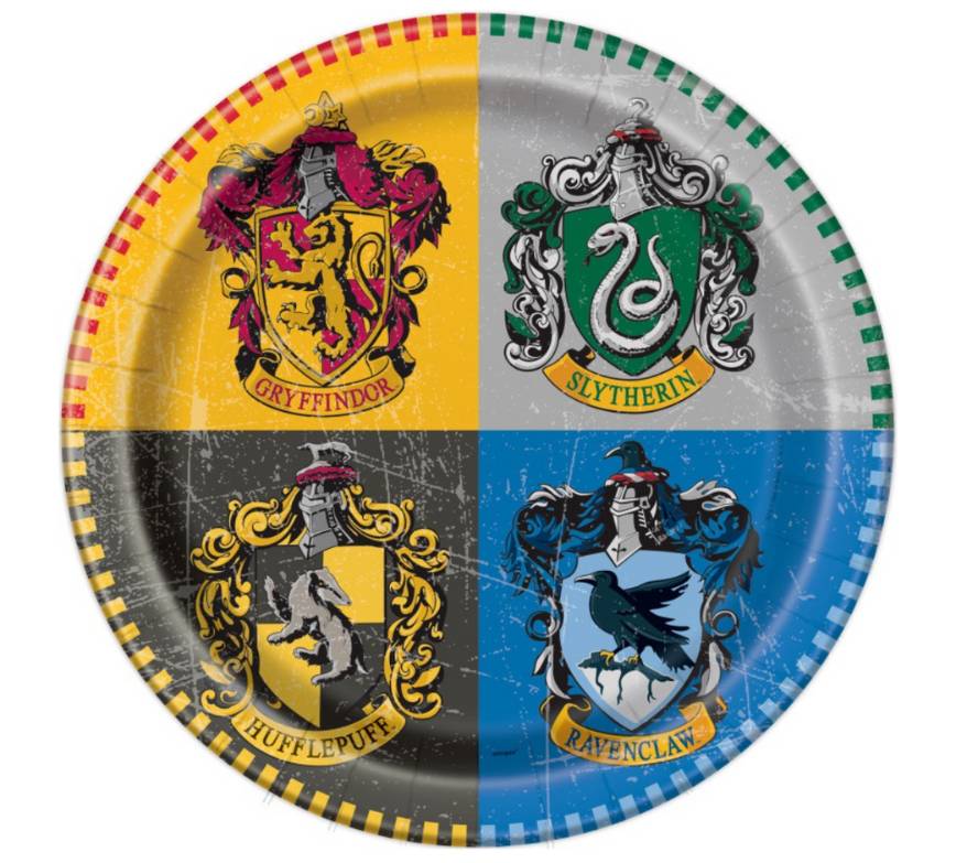 galtvort hogwarts papptallerken