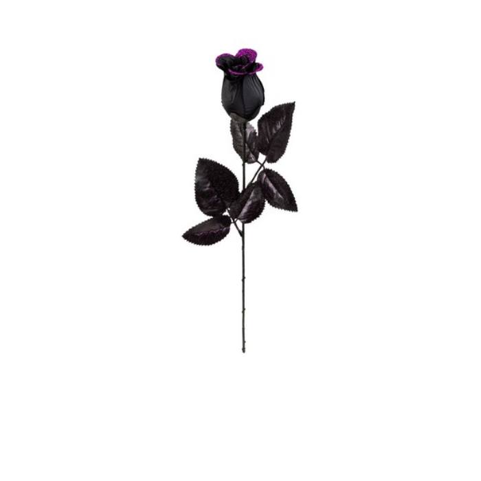 glanset lilla blomst til halloween