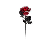glanset rød rose til halloween