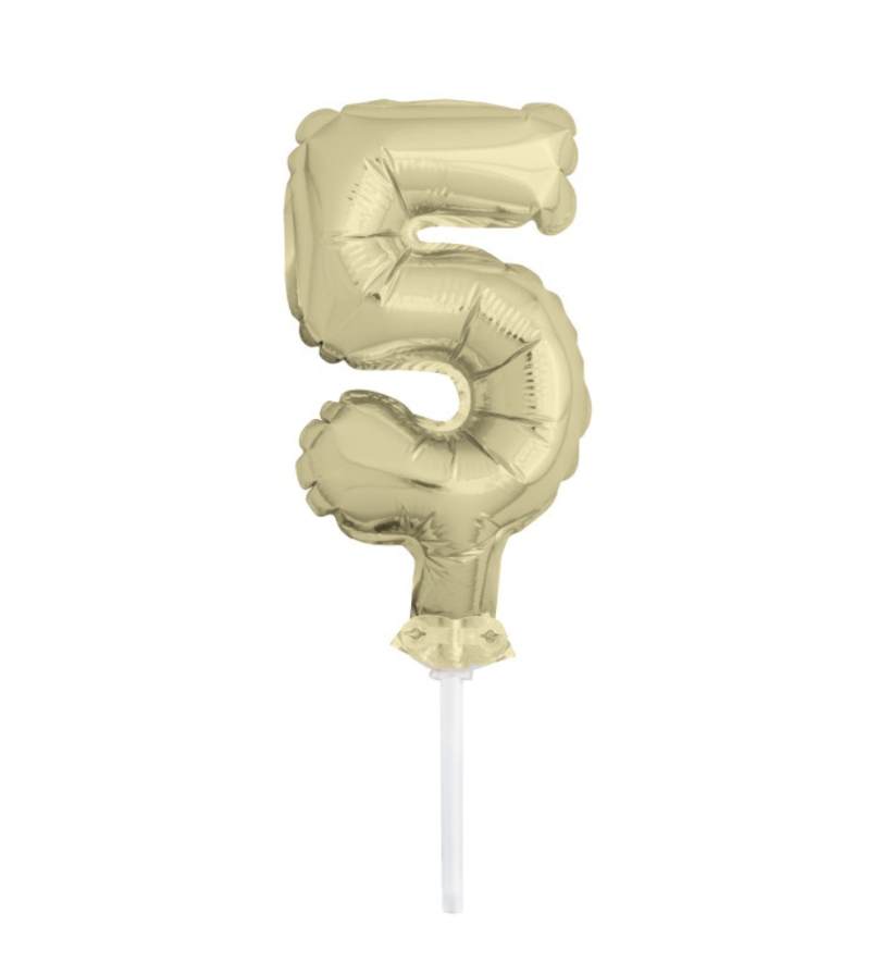 gull tallkake ballong 5