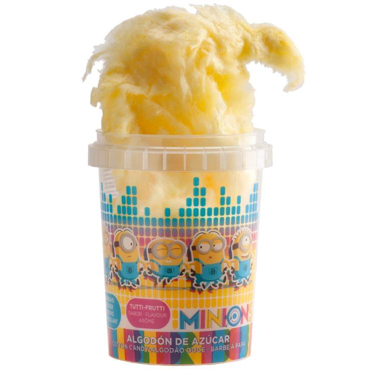 Gult sukkerspinn -Minions- 30g