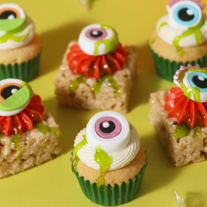 PME Spiselig Cupcakedekorasjoner Halloween -Slime Monsters-