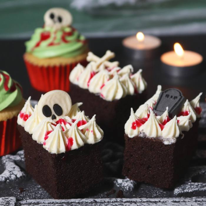 PME Spiselig Cupcakedekorasjoner Halloween -Grisly Graveyard-