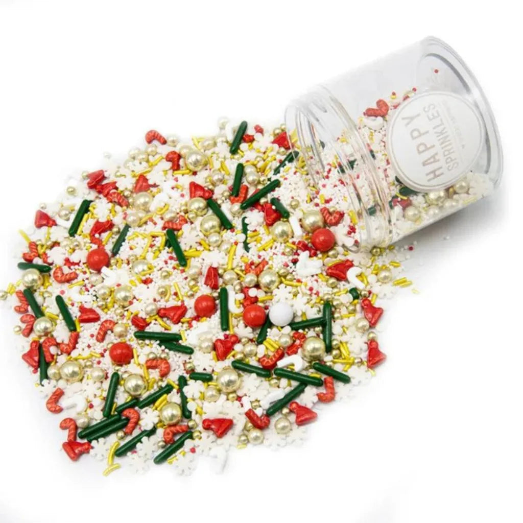 Happy Sprinkles Kakestrø - Wonderful Christmas time 90g – produktbilde