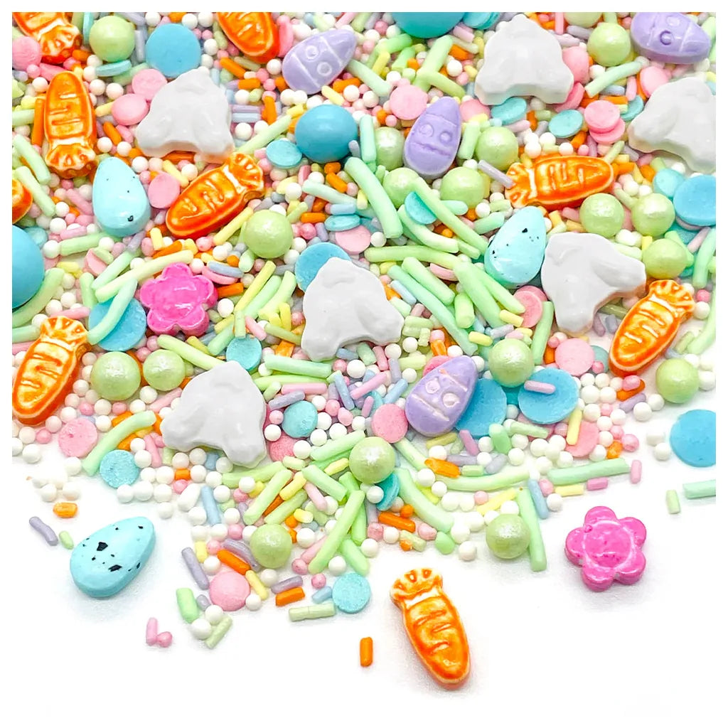 Happy Sprinkles Kakestrøssel -Bunny Butts- 90g – nærbilde av strøsselblandingen