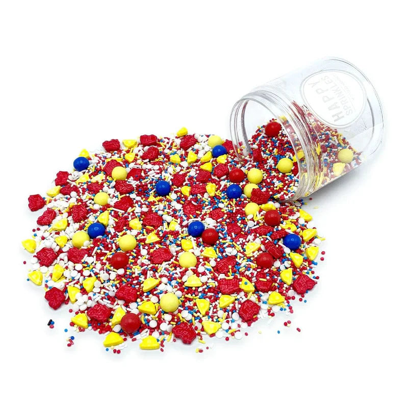 Happy Sprinkles Kakestrø -Fire Heroes- 90g