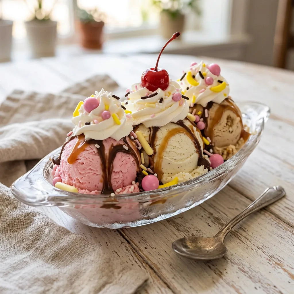 Happy Sprinkles Strøsselmiks - Banana Split 90g – pakning og strøssel