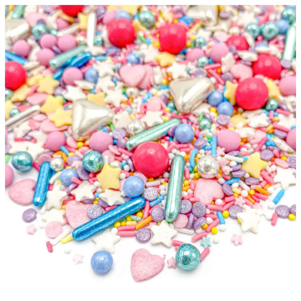 Happy Sprinkles Strøsselmiks - Colour up 90g – nærbilde av strøsselblandingen
