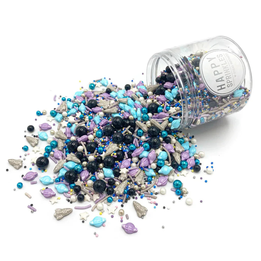 Happy Sprinkles Strøsselmiks -Cosmic Galaxy- 90g – produktet i boks