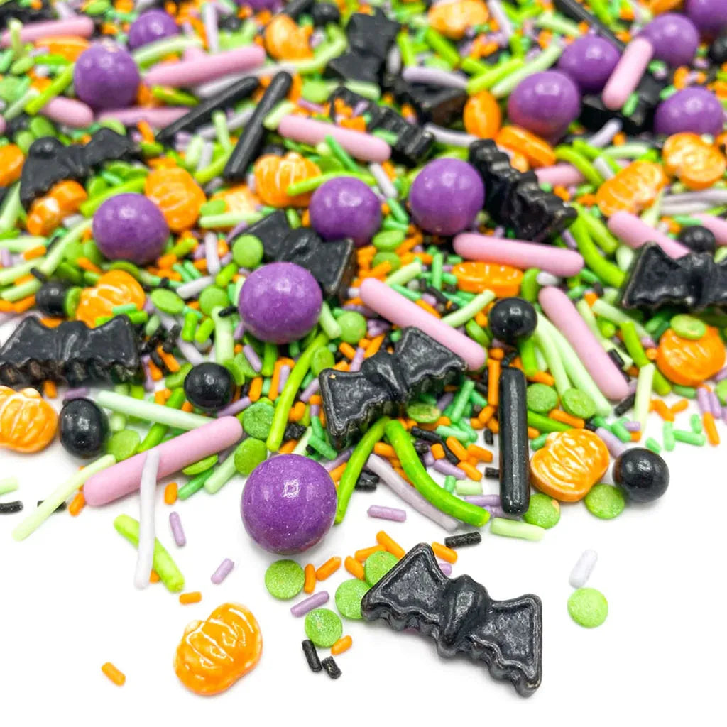 Happy Sprinkles Strøsselmiks -Creepin' It Real- 90g – nærbilde av strøsselblandingen