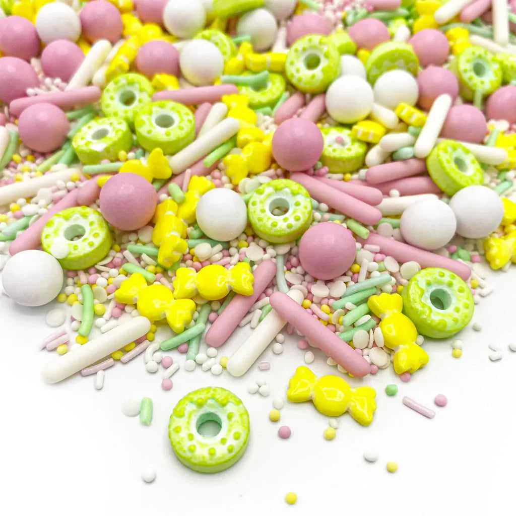Happy Sprinkles Strøsselmiks -Donut Worry- 90g – nærbilde av strøsselblandingen