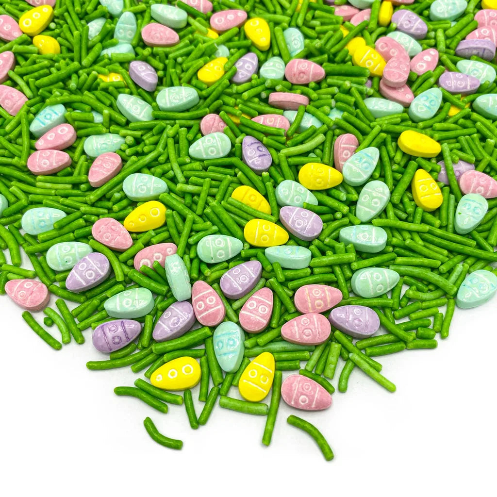 Happy Sprinkles Strøsselmiks -Egg Hunt- 90g – nærbilde av strøsselblandingen