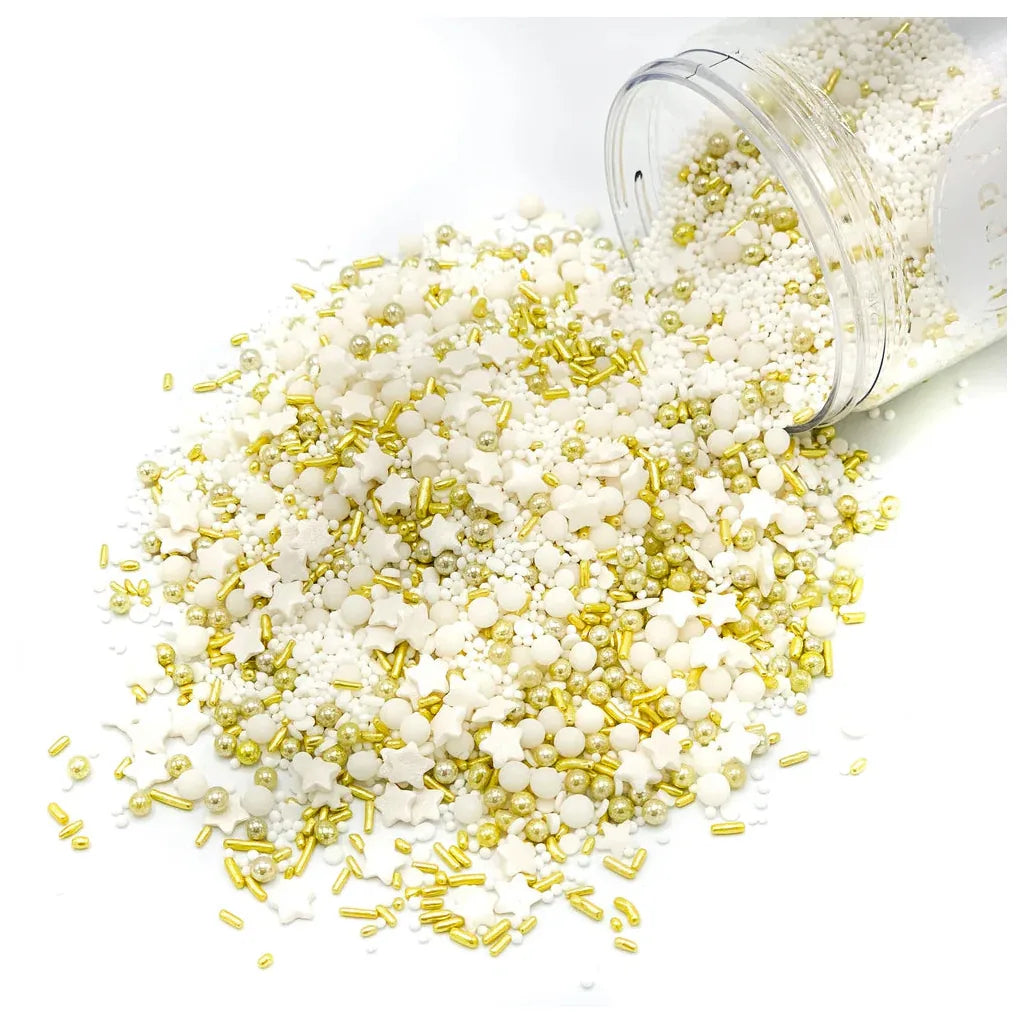 Happy Sprinkles Strøsselmiks - Golden Dust VEGAN 90g – produktbilde