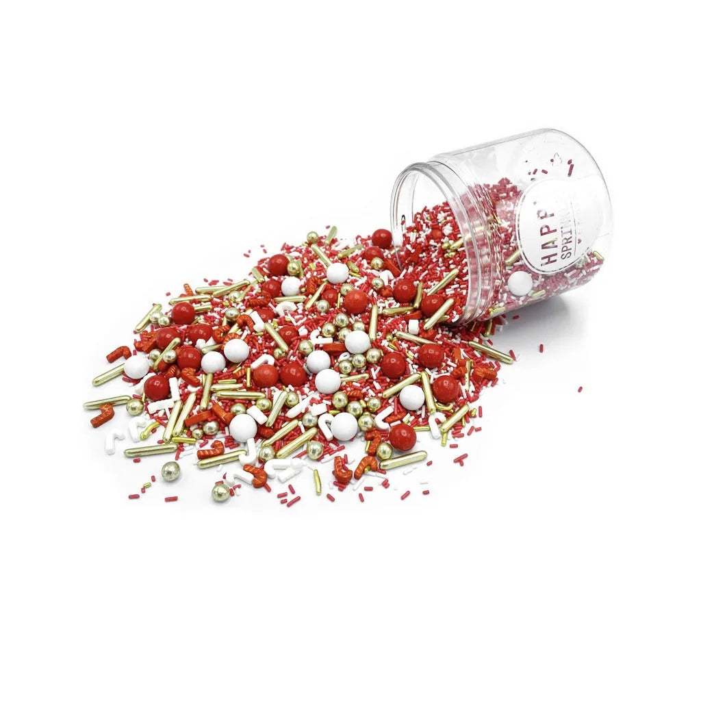 Happy Sprinkles Strøsselmiks -Holly Jolly- 90g – produktbilde