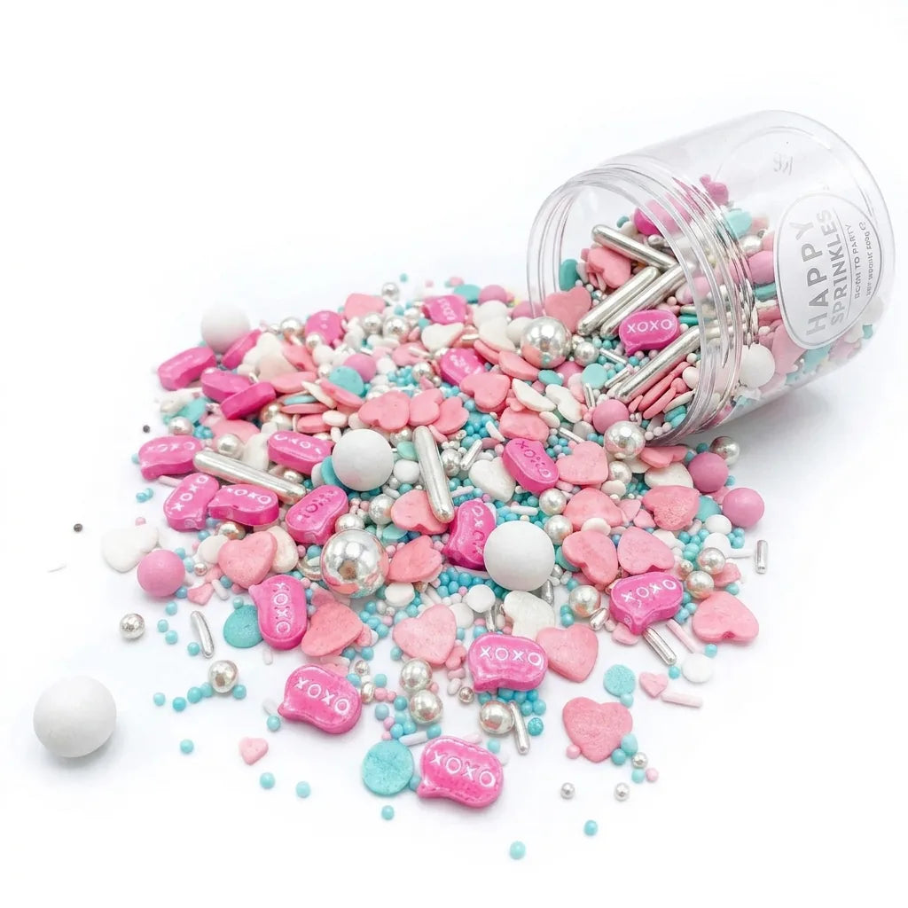 Happy Sprinkles Strøsselmiks -Hugs & Kisses- 90g – produktbilde