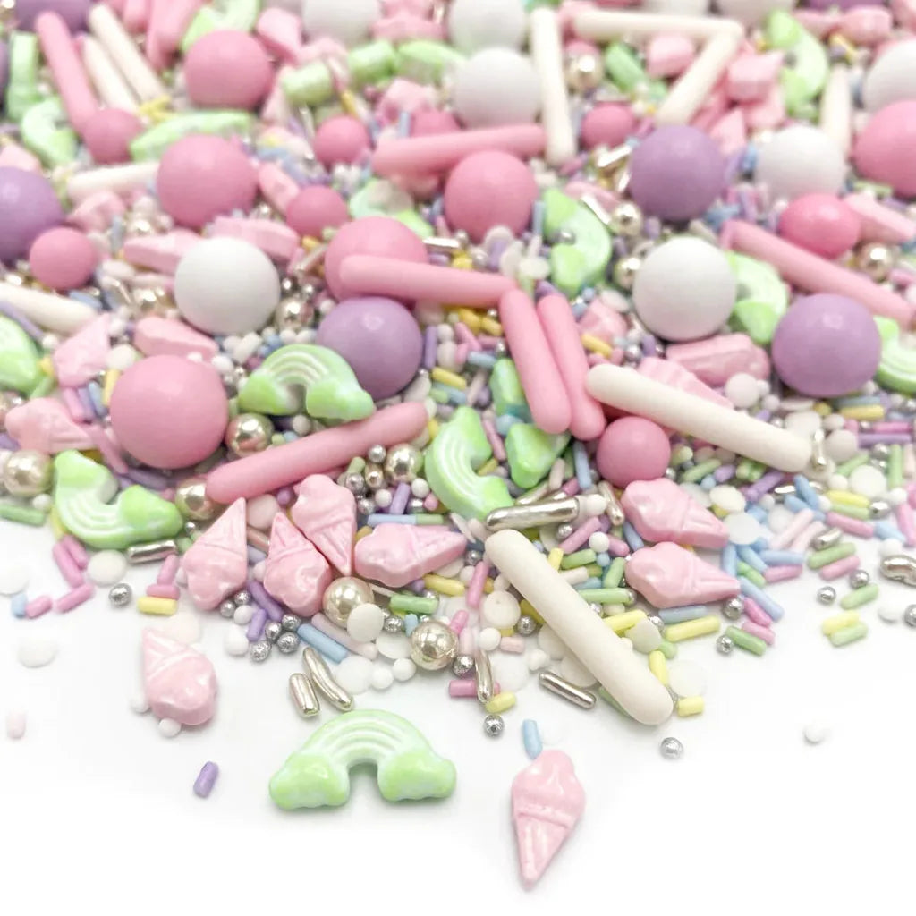 Happy Sprinkles Strøsselmiks -I Scream Ice- 90g – nærbilde av strøsselblandingen