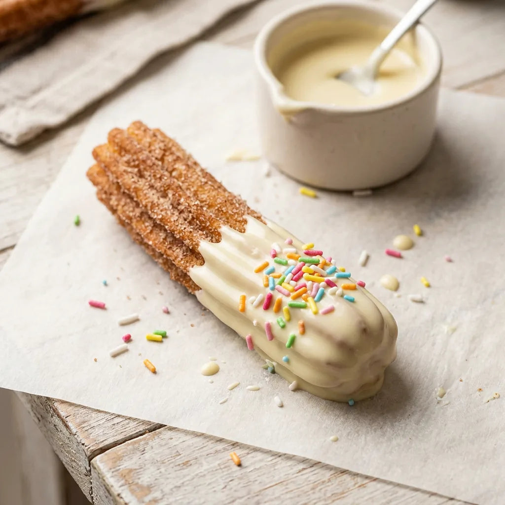 Happy Sprinkles Strøsselmiks - Rainbow Strands 90g – pakning og strøssel