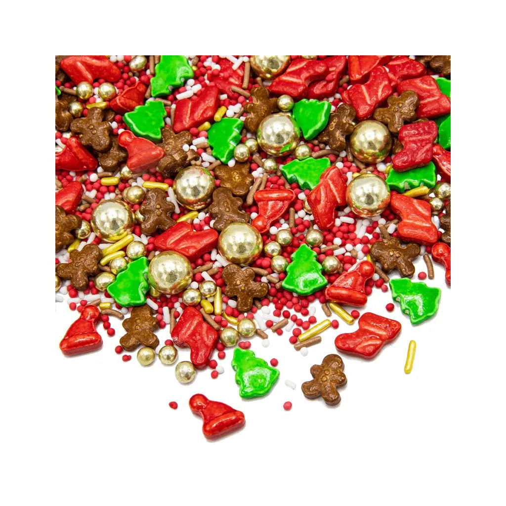 Happy Sprinkles Strøsselmiks -Santas Favourite- 90g – nærbilde av strøsselblandingen