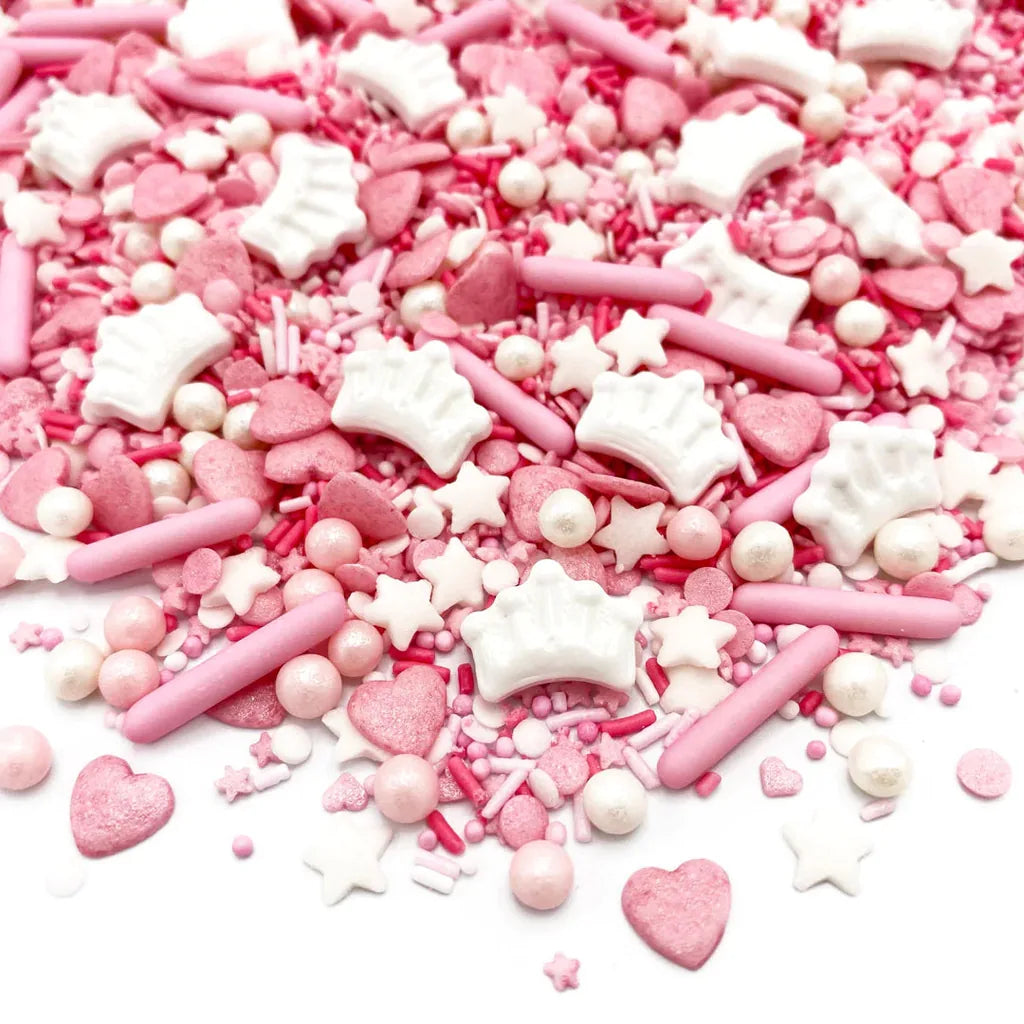 Happy Sprinkles Strøsselmiks -Sweet Little Princess- 90g – nærbilde av strøsselblandingen