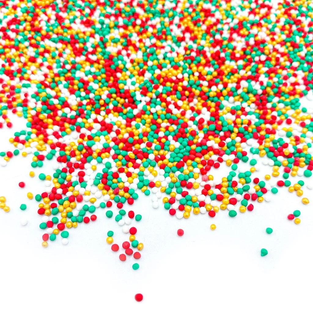 Happy Sprinkles Strøsselmiks -Sweet'n Christmas- 90g – nærbilde av strøsselblandingen