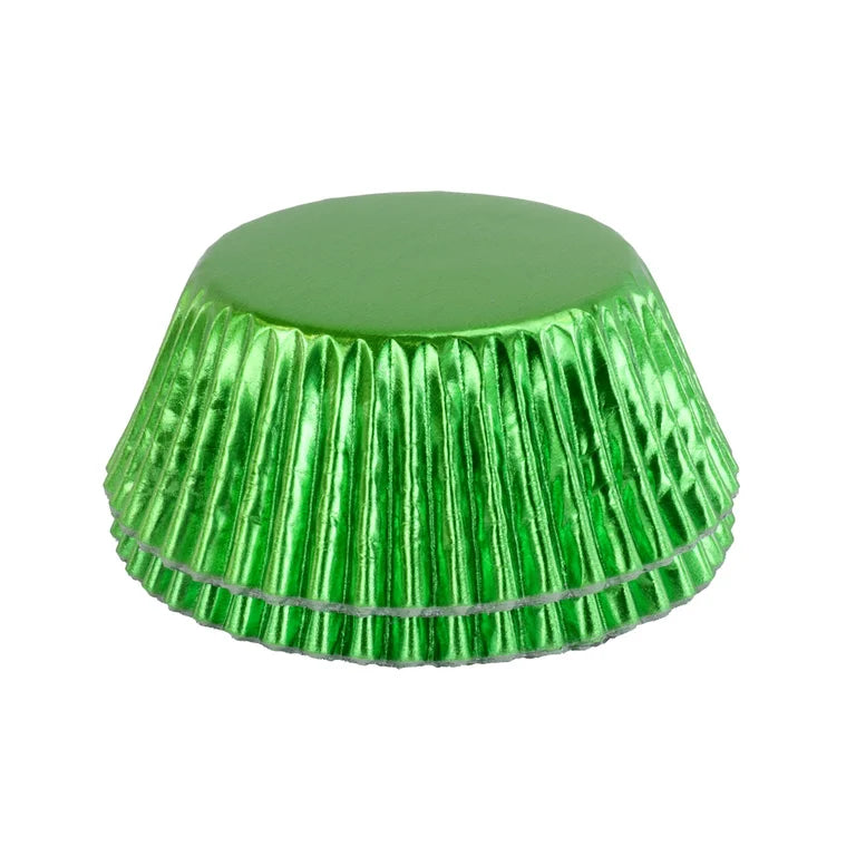 Metallic grønn muffinsformer