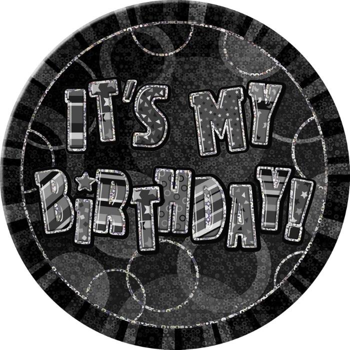 its my birthday party badge