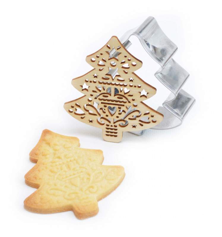 Scrapcooking Juletreutstikker med embosser