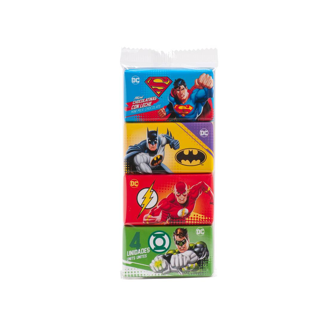 justice league mini sjokolade