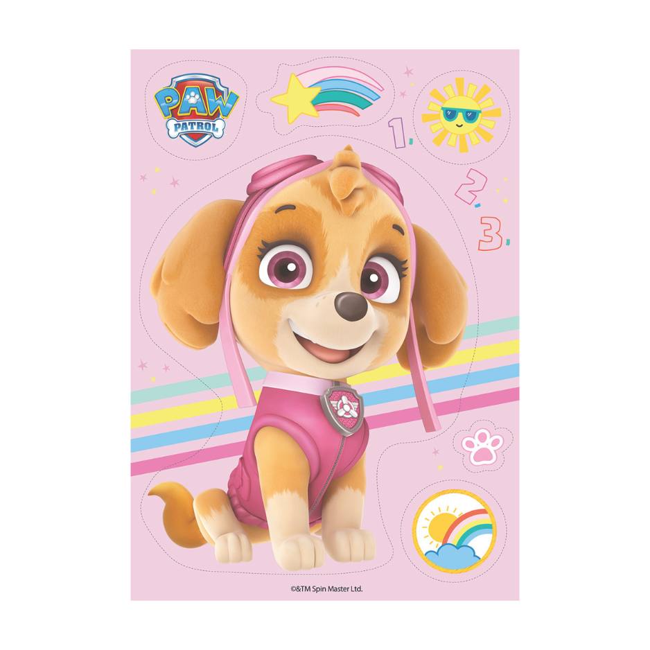 kakebilde paw patrol skye firkant bilde a5